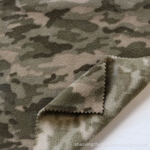 Gedruckter Poalr Fleece Stoff Anti-Piliing-Stoff